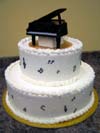 piano cake
